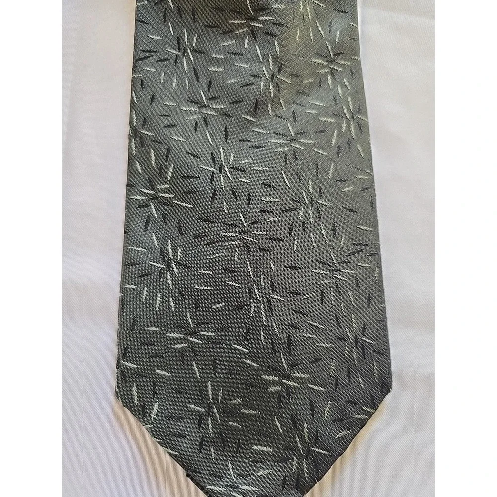 Vintage Kenneth Cole Reaction Silk Tie Lot of 3 Blue Green Tan‎ Men's